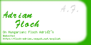 adrian floch business card